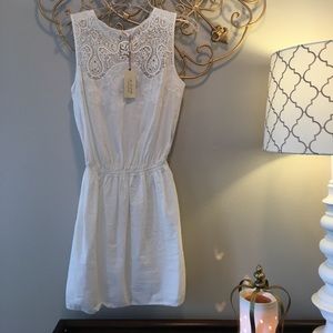 NWT MSSP Medium White Dress