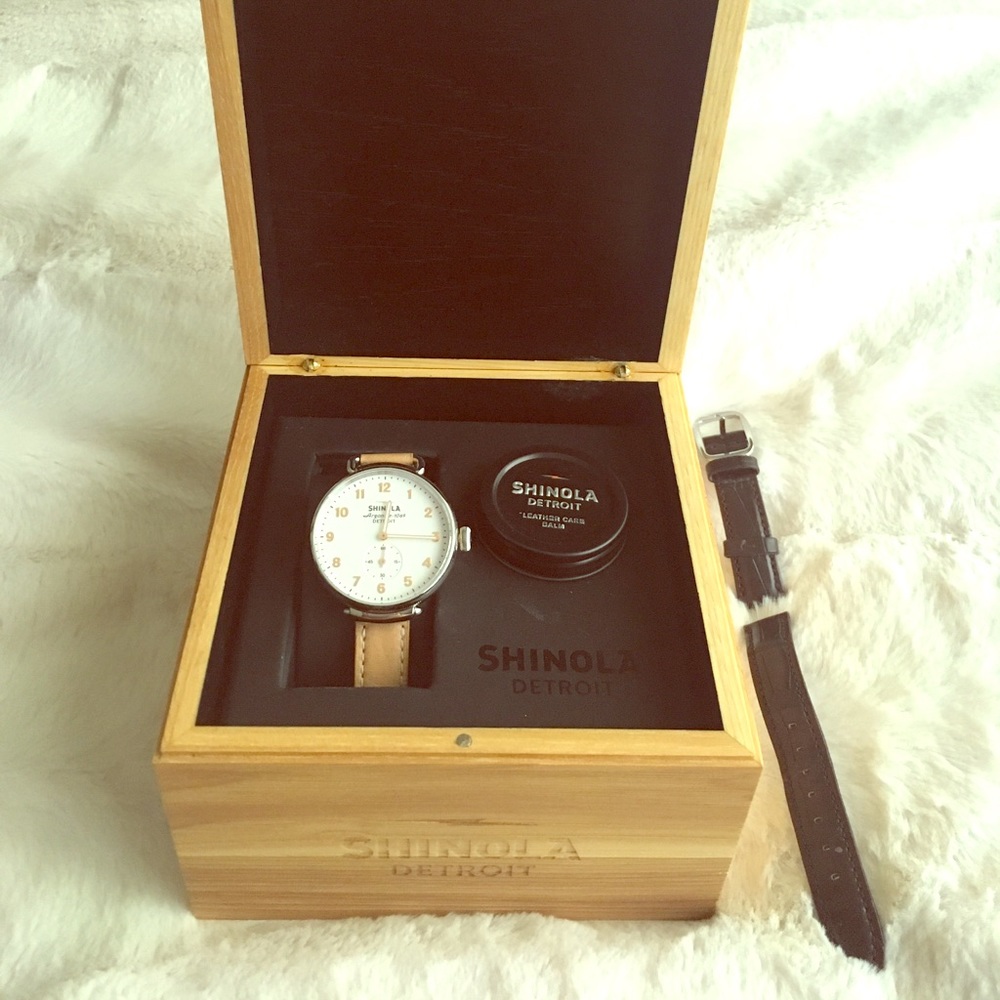 Shinola 38mm Canfield Watch