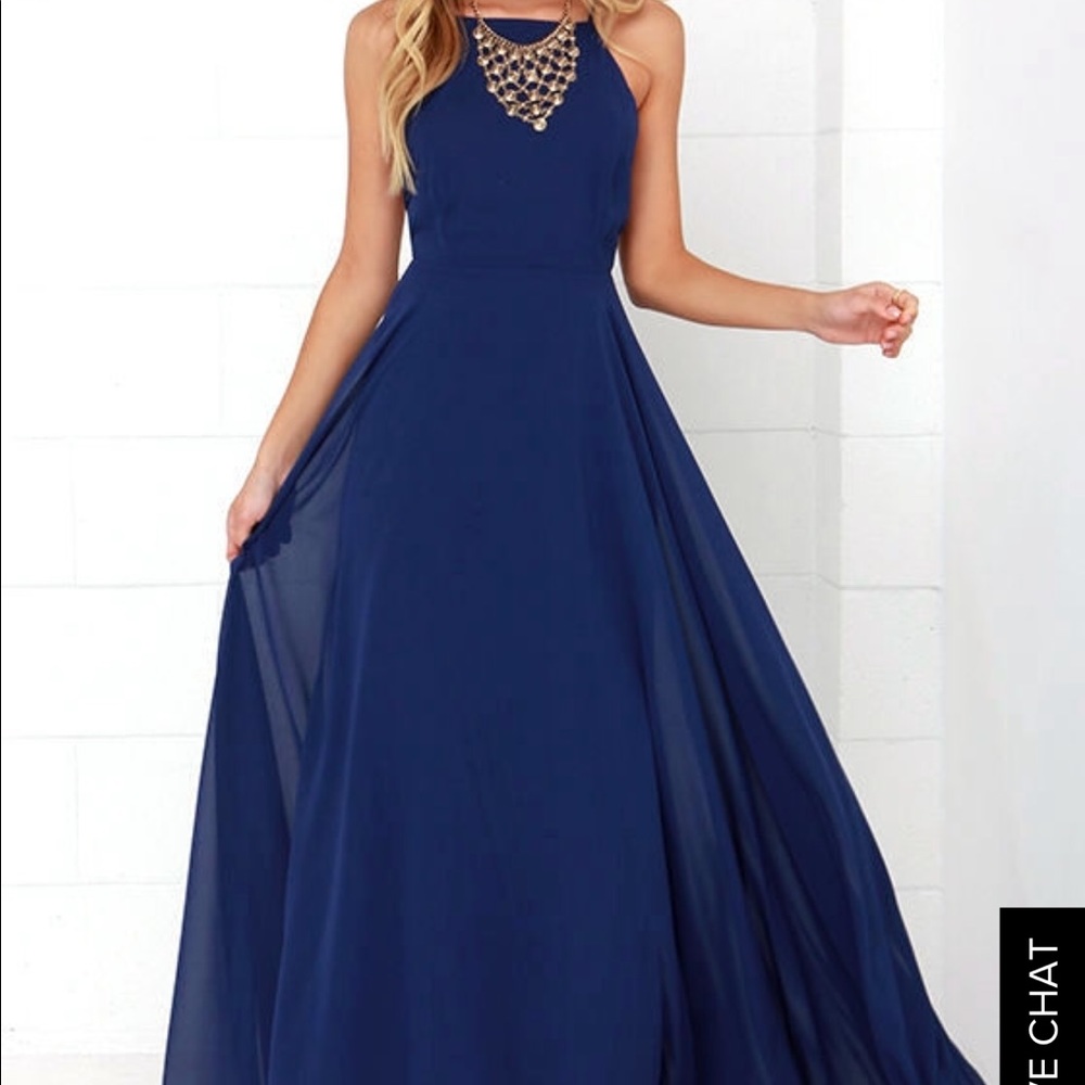 Navy Blue Lulu's bridesmaid dress
