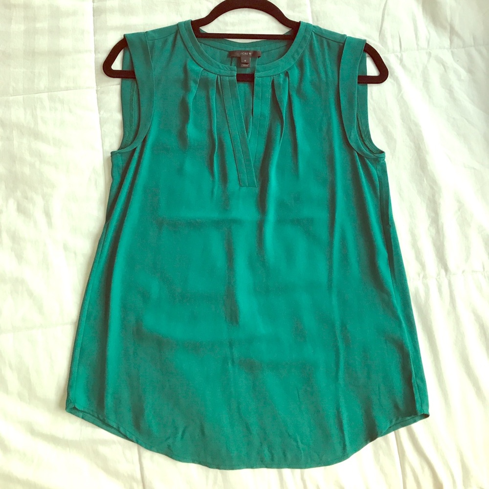 J. Crew cuffed sleeve top