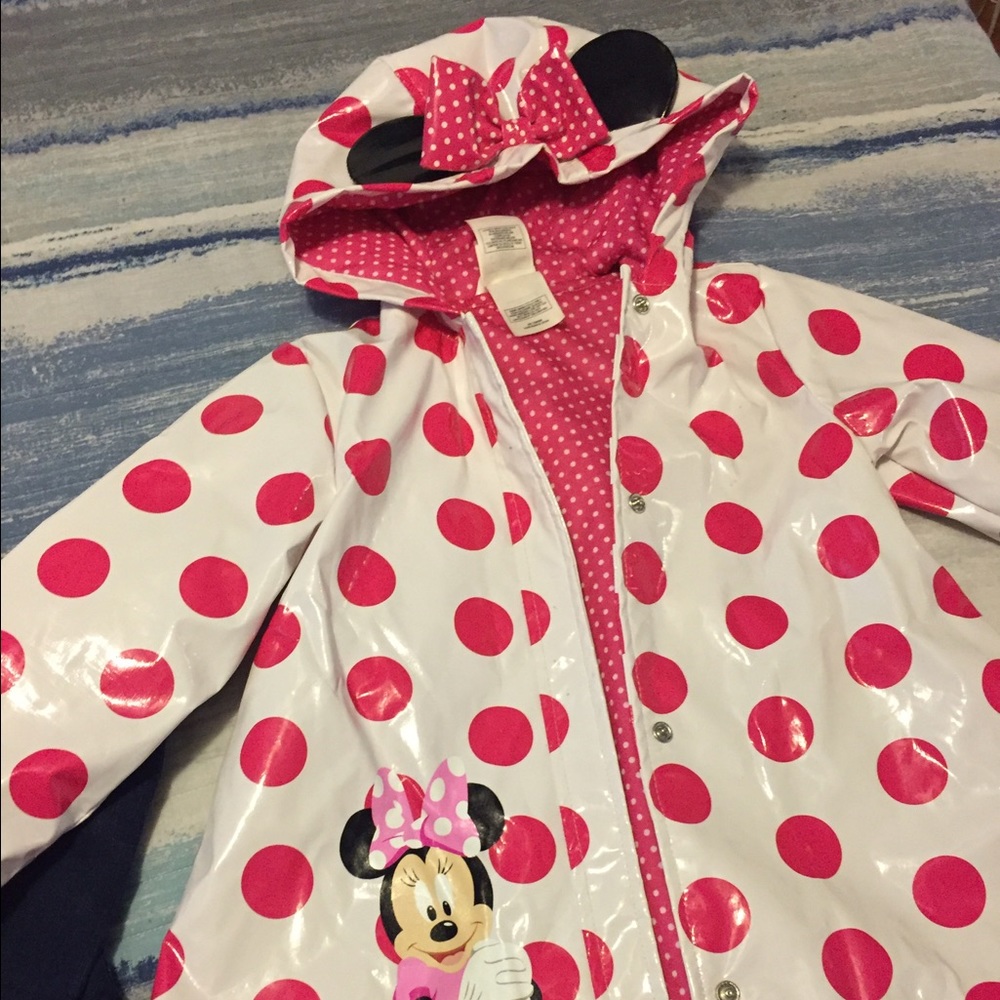 SOLD Minnie Mouse rain slicker (child's)