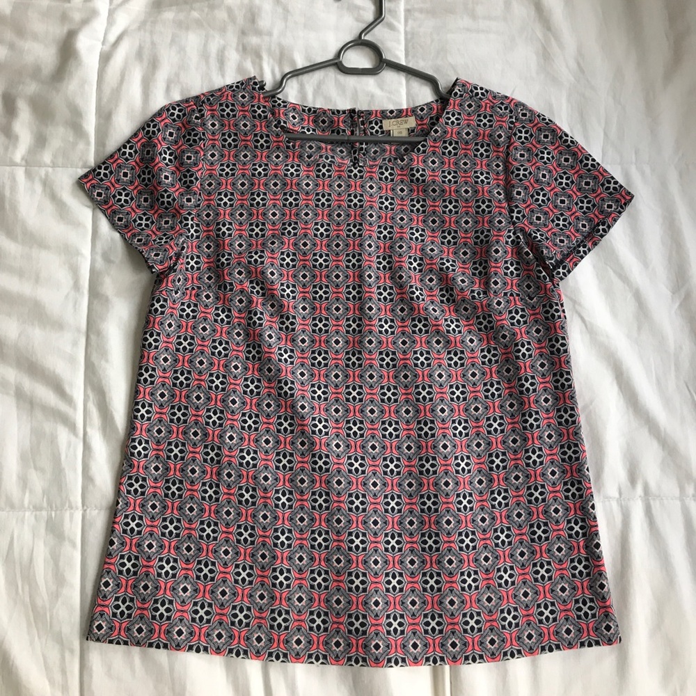 J. Crew printed top