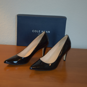 Cole Haan Women's Air Juliana Pump,Black Patent