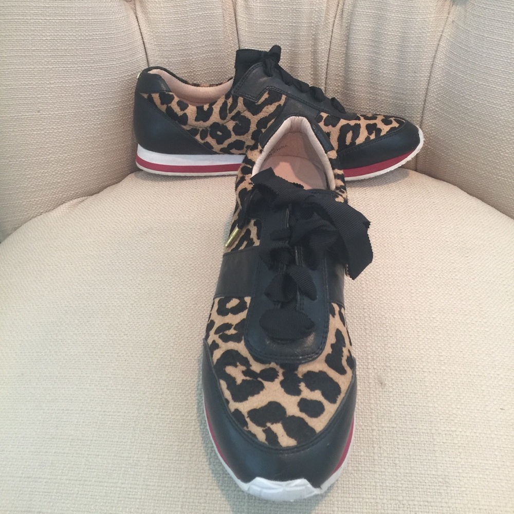 Kate Spade leopard sneakers
