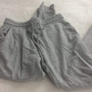 Gray joggers