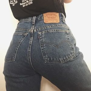 Vintage Levi's 550s Tapered Mom Jeans