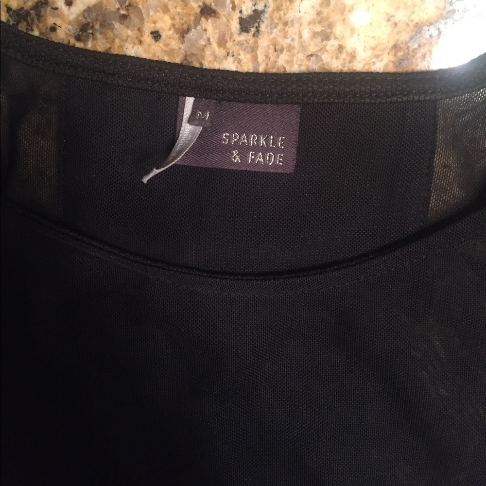 Urban outfitters Sparkle & fade mesh crop top - Picture 4 of 4