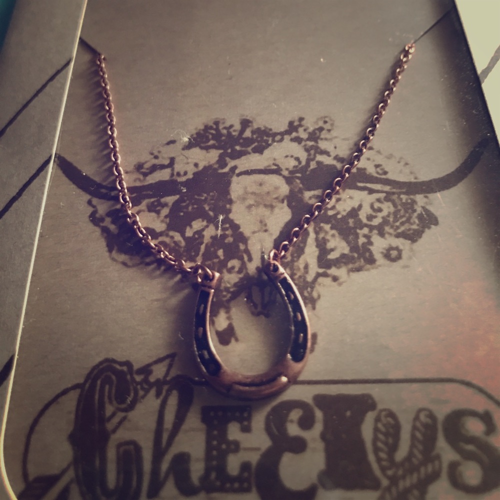 Copper Horseshoe Necklace