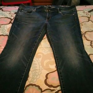 American Eagle Slim boot Jeans 18 Short.