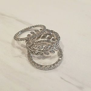 Stella & Dot Laurel stacking rings