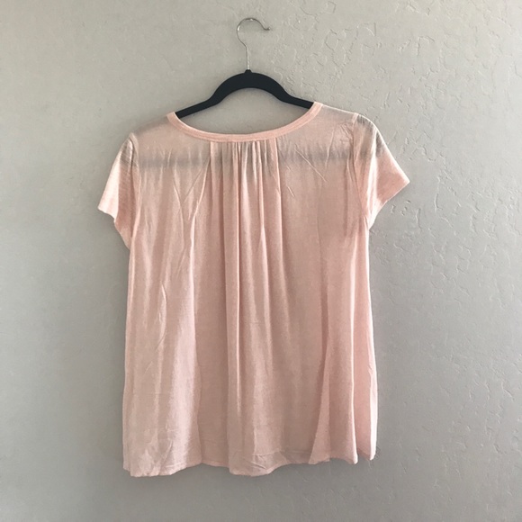 Anthropologie Pink T Shirt Blouse - Picture 2 of 2