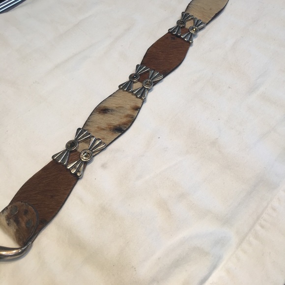 Bb Simon cowhide leather crystal bling size m belt main image 2
