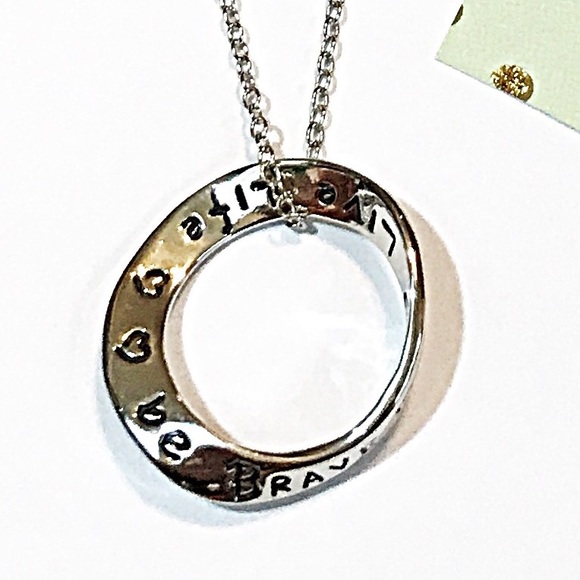 NEW Inspirational Eternity Circle "be brave..." - Picture 4 of 5