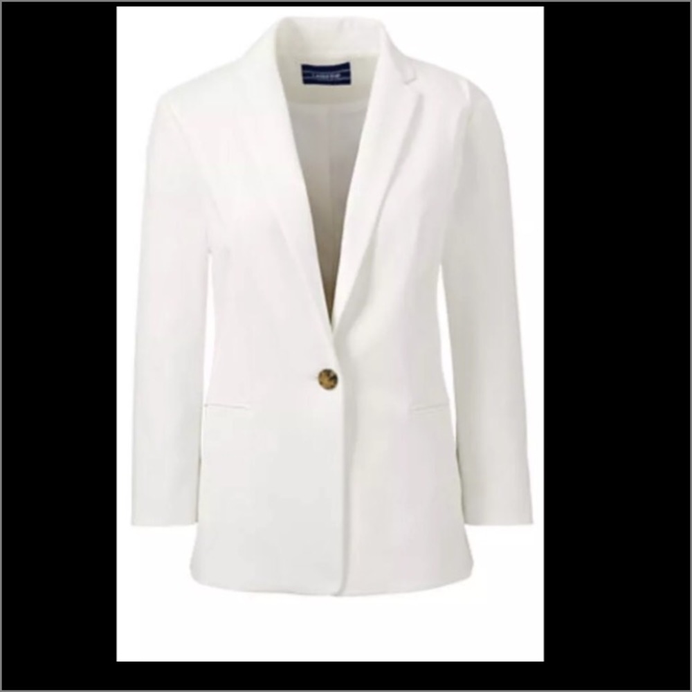 Lands End Woven Blazer