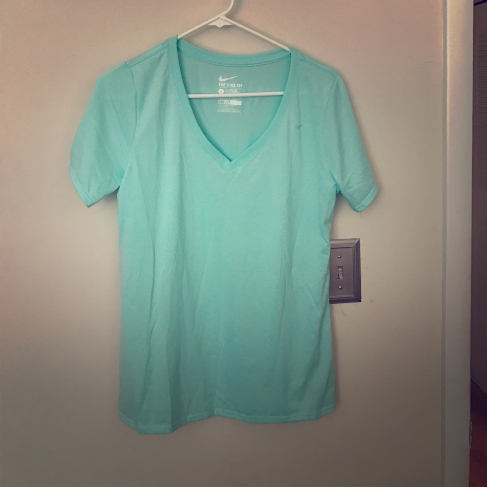 Nike teal VNeck Dri Fit.