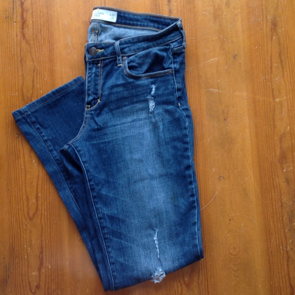 Abercombrie destroyed jeans