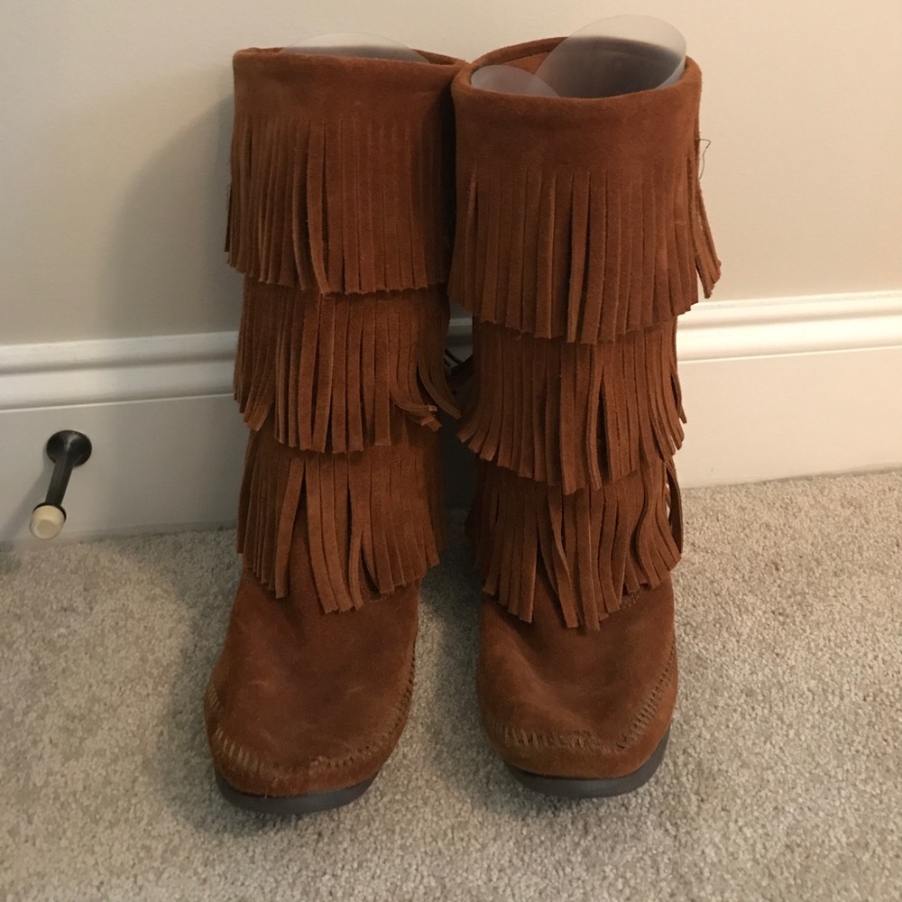 Minnetonka Fringe Boot