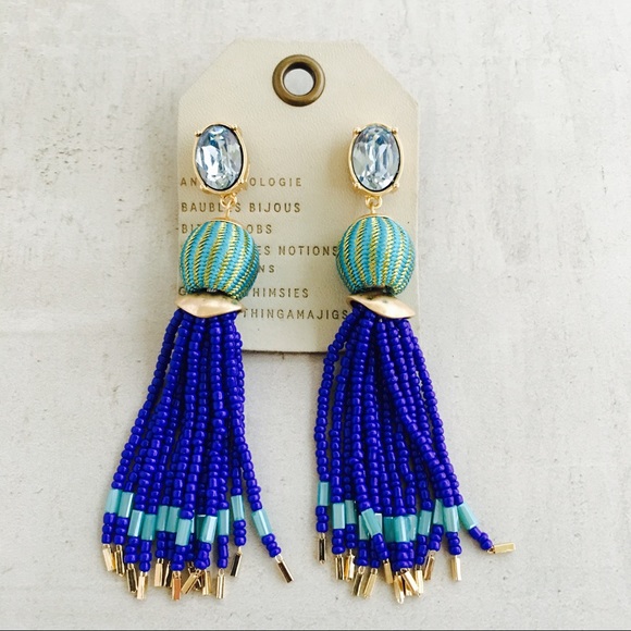 Anthropologie Jewelry - ANTHROPOLOGIE Undersea Drop Earrings