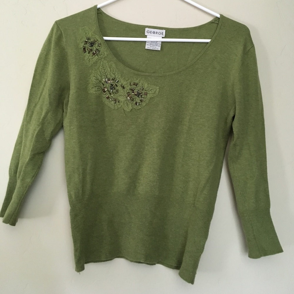 Green sweater