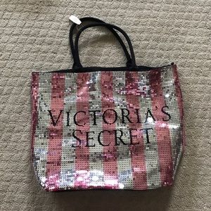 Victoria's Secret  sequin tote backpack