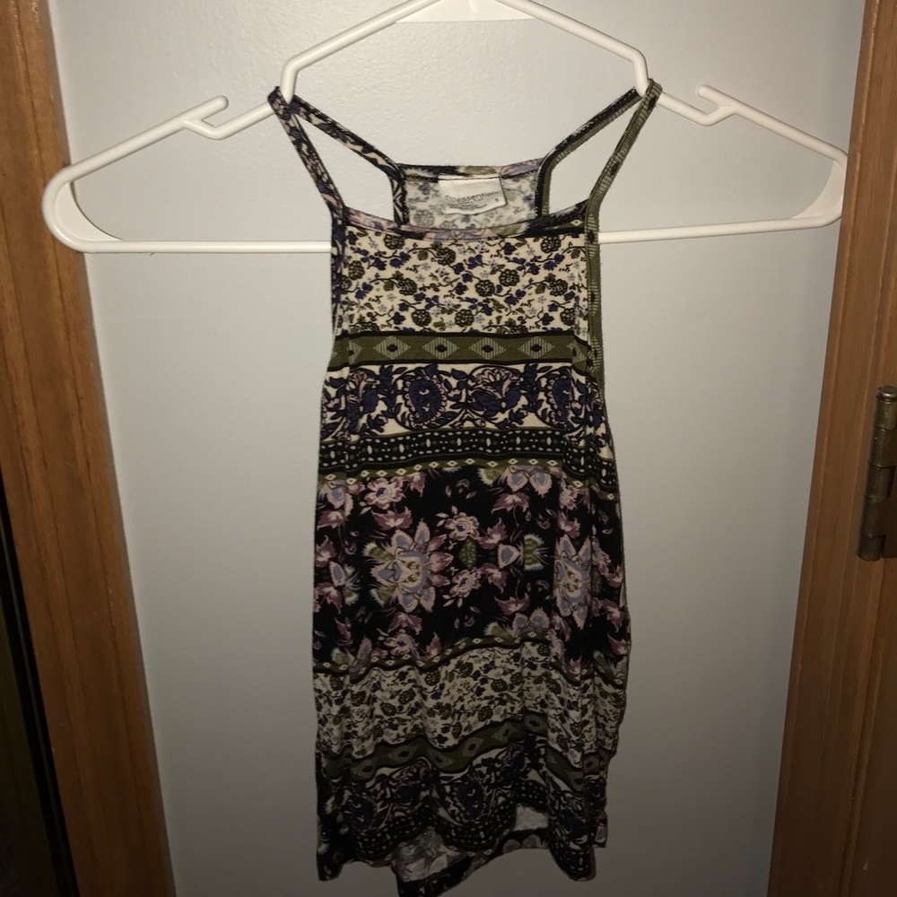 floral tank top
