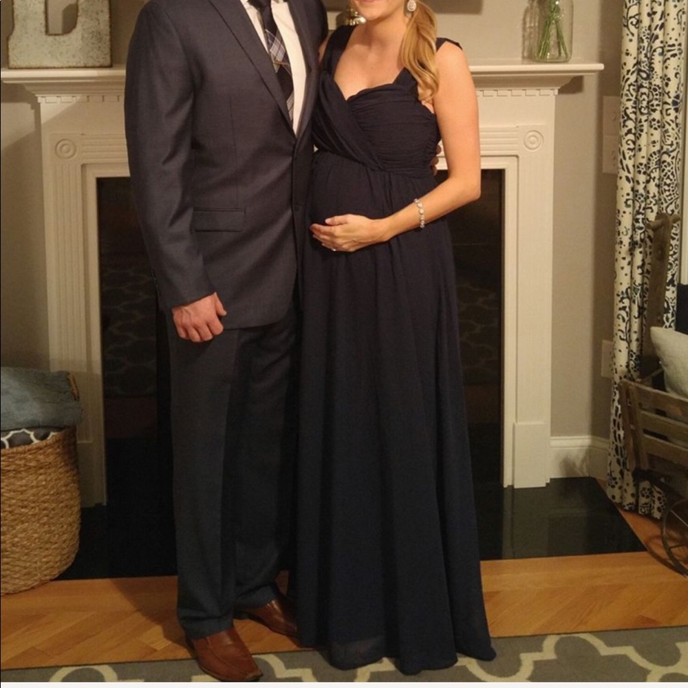 ASOS maternity chiffon dress
