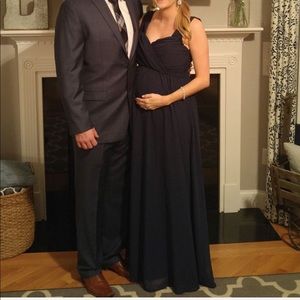 ASOS maternity chiffon dress