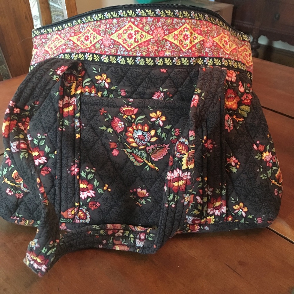 Vera Bradley (retired) Chocolat Large Shoulderbag