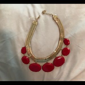 Red and Gold Fashion Necklace