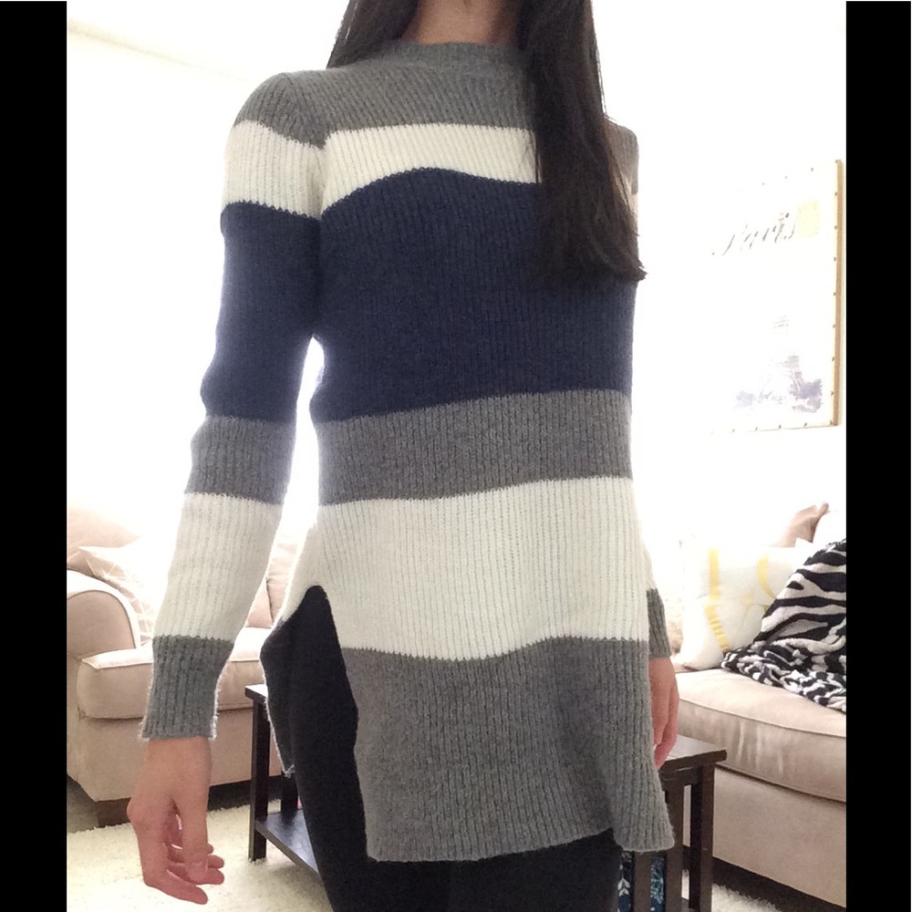 Striped Sweater Dress