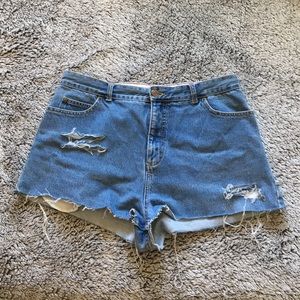 Vintage Lands' End High waisted shorts