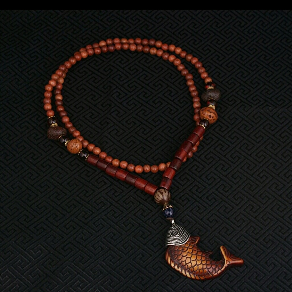 Peace Fish necklace, Good Luck - Picture 2 of 3