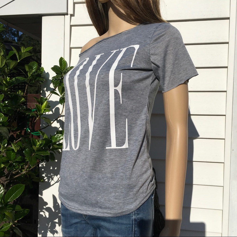 "LOVE" T-SHIRT π - Picture 4 of 5