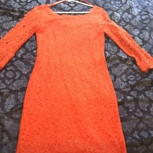 DVF lace dress size 8