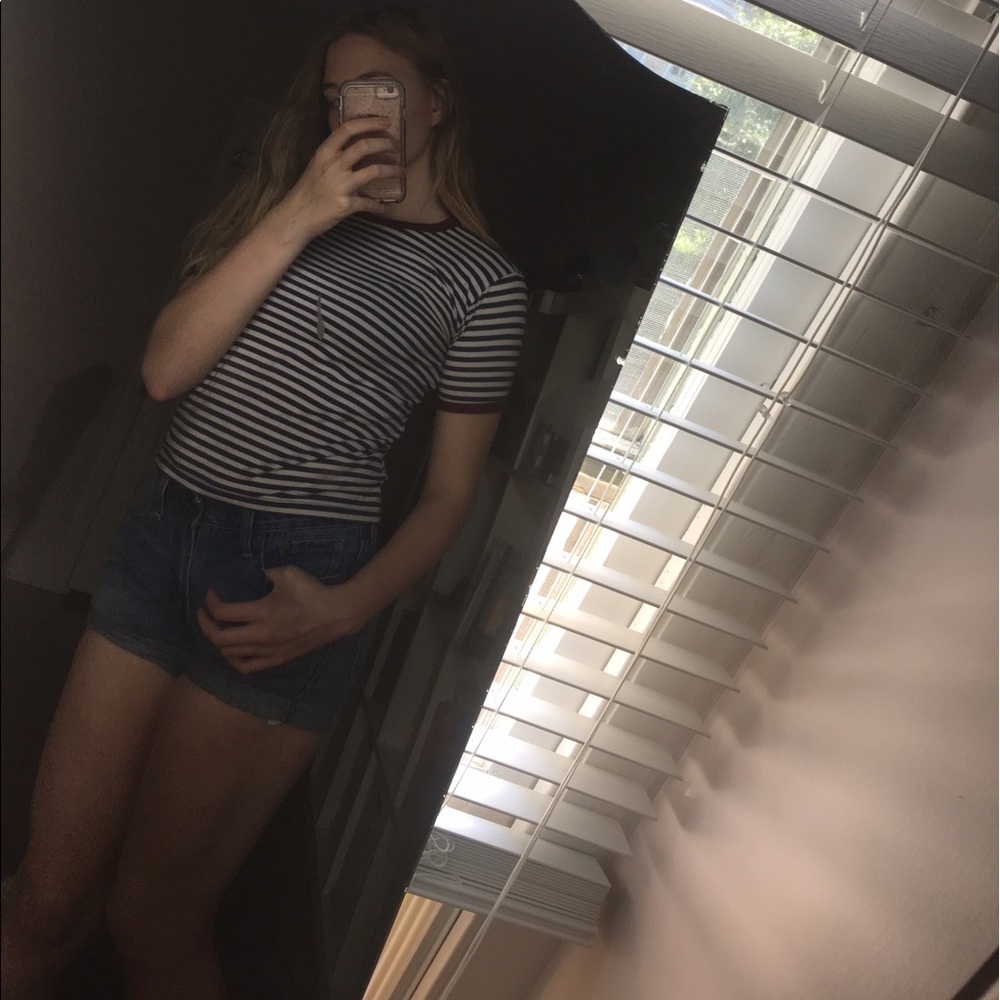 UO Striped Ringer Tee - Picture 3 of 5