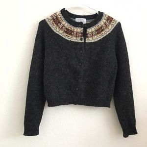 REPOSH! Free People Fair Isle Wool Cardigan