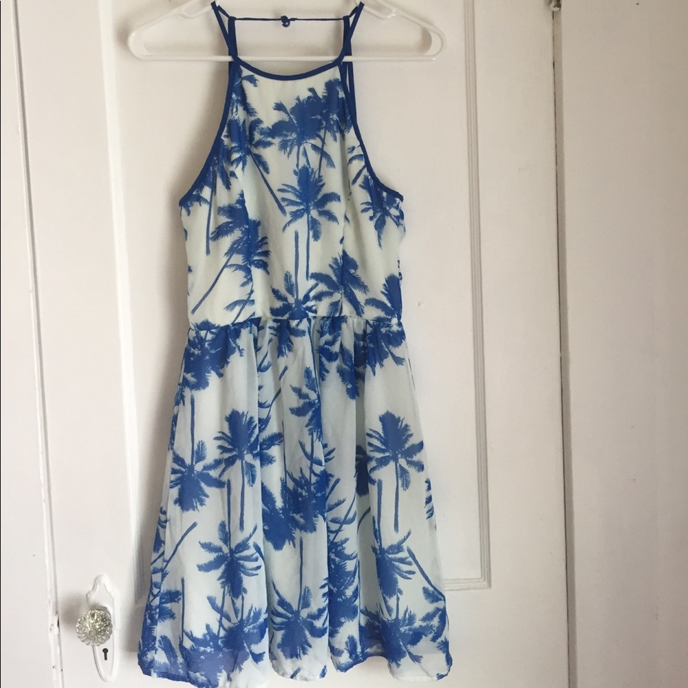 High neck dress