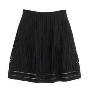 Black Eyelet J. Crew Skirt