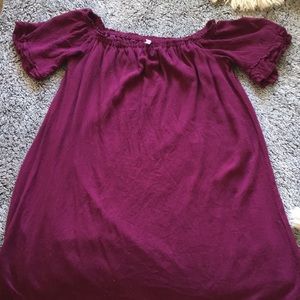 Target off the shoulder dress