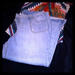 EUC Lane Bryant boyfriend ankle jeans