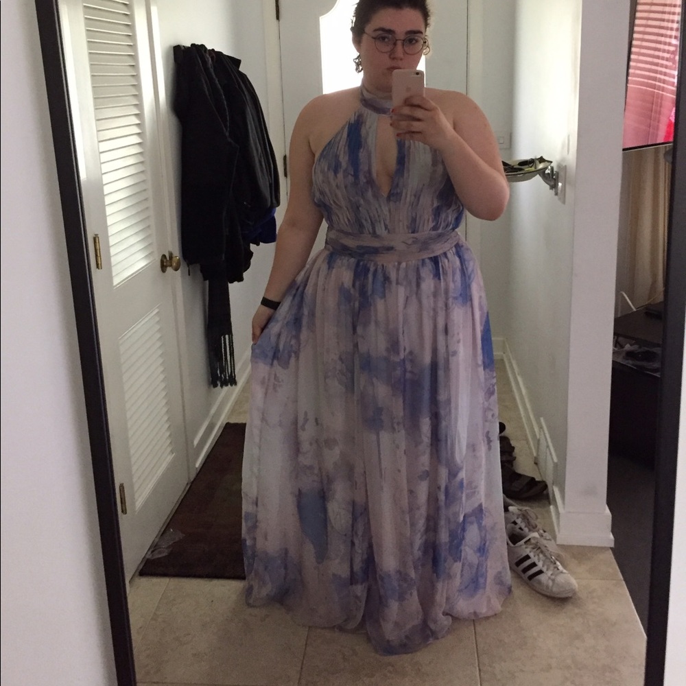 Size 16 floor length dress