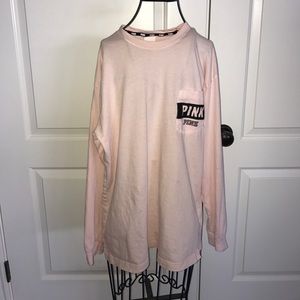 Victoria Secret pink long sleeve tee size: S