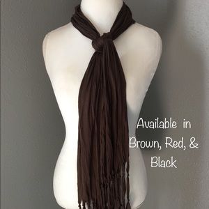 Brown scarf