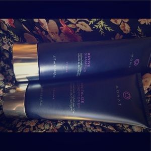 High-end natural shampoo and conditioner.