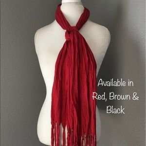 Red scarf