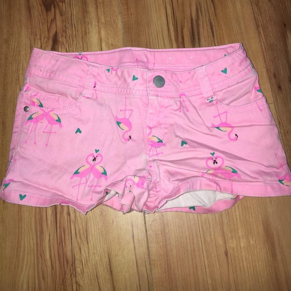 Girls flamingo shorts