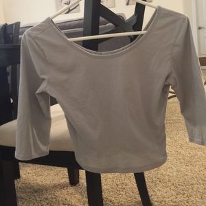 Long sleeved cropped top