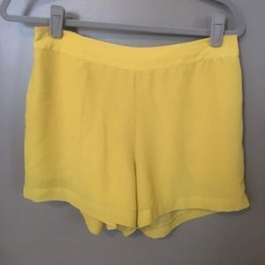 Yellow/mustard shorts