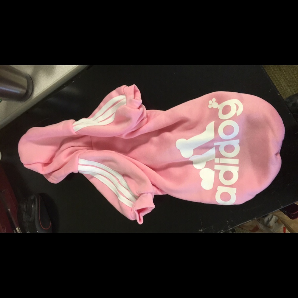 Adidas dog hoodie
