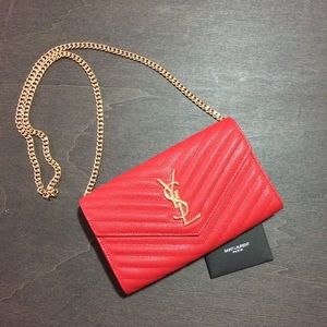 YSL Red Purse